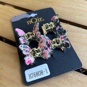 Noir Hair Claws Clips Womens hair accessories Butterfly New